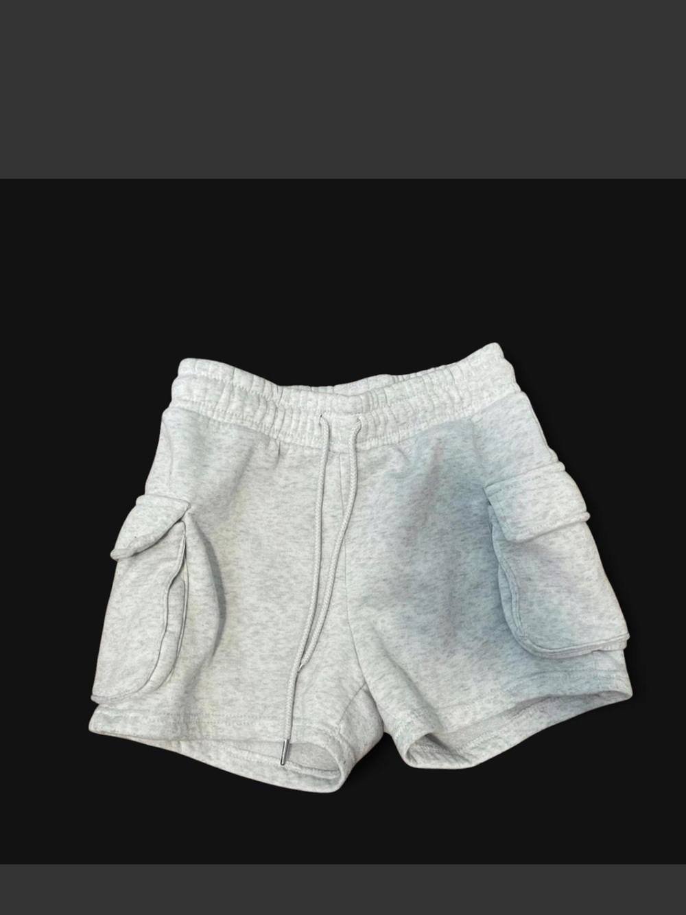 Rue21 Light Gray Cargo Pocket Lounge Shorts